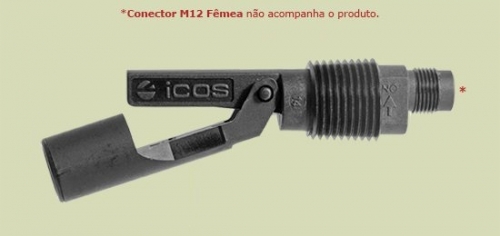 Sensor de Nível LA32-M12 - Montagem Externa e com Plug M12