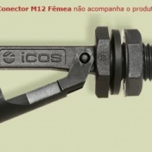 Sensor de Nível LA36-M12 - Montagem Interna e Conexão em Plug M12